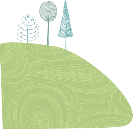 Green Hill, House Portraits,Rachael Grainger Design and illustration, licensing, selling & creating colourful, uplifting artwork for all areas of surface design