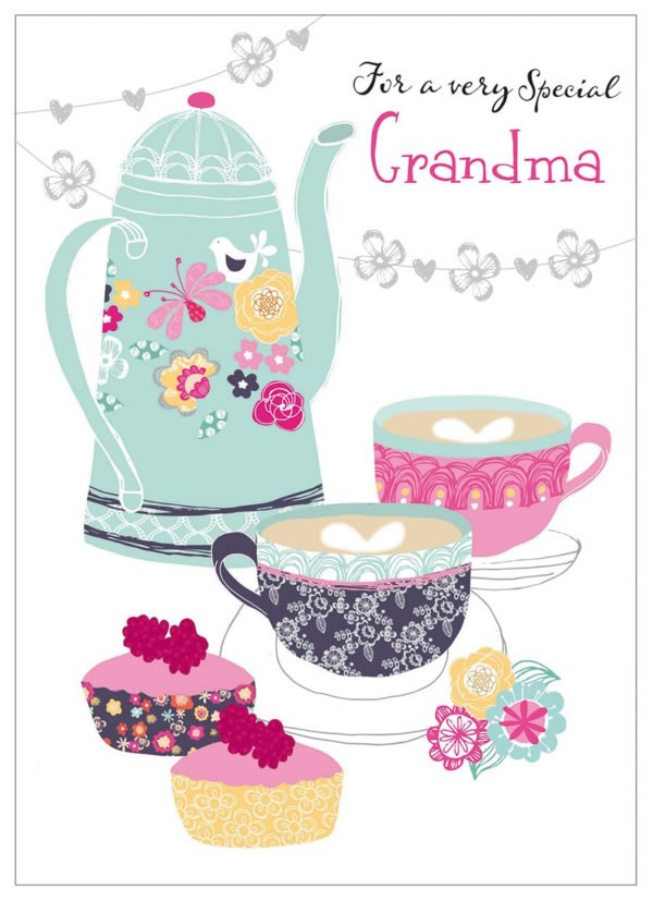 Coffee and Cake Greetings Card Published by ©Second Nature