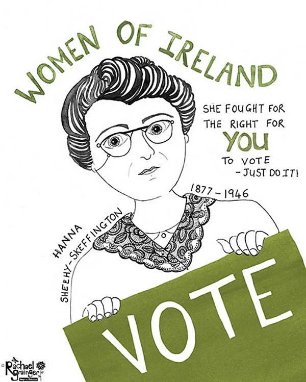Hanna Sheehy-Skeffington Irish Suffragette ©Rachael Grainger